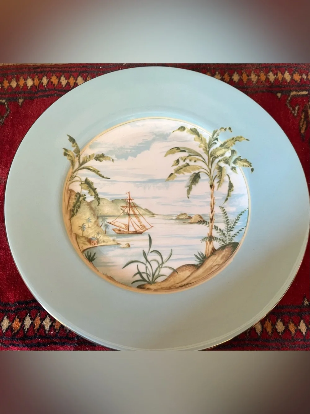 4 Lenox British Colonial Tradewind Accent Luncheon Plate 9.5